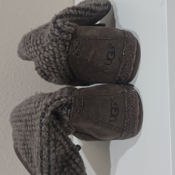 🌾 UGG LYZA WOOL BLEND KNIT BOOTS - Picture 12 of 13
